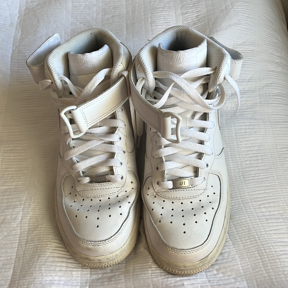 Air Force One Mid All White